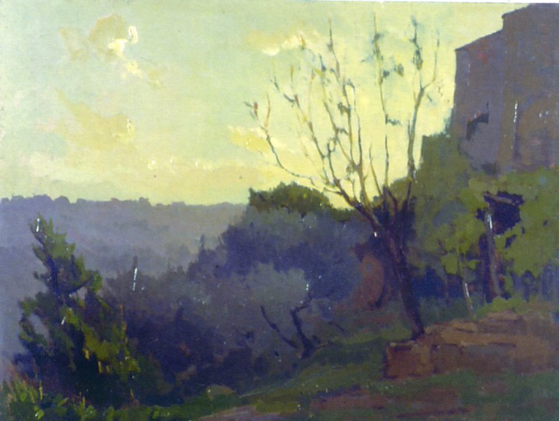1930 - Tramonto controluce
